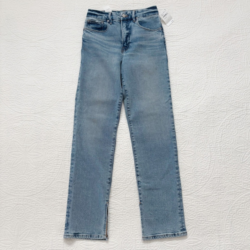 Good American Women's Vintage-Inspired Good Boy Jeans Sz 4 / 27